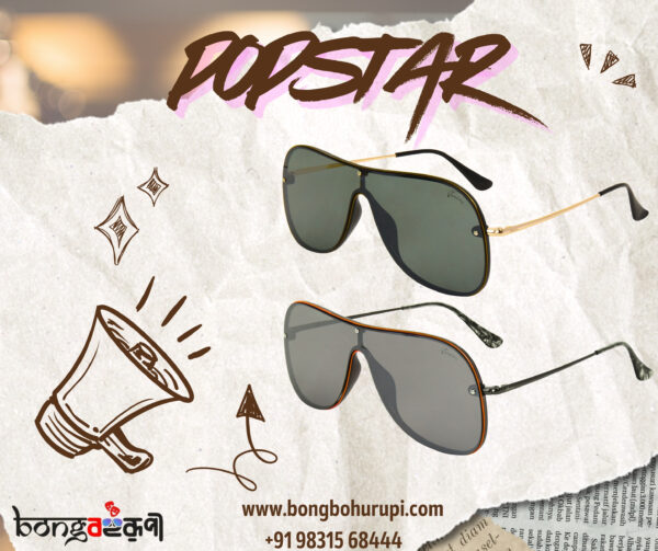 Popstar Sunglass (Black)